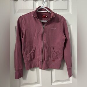 Levi's Dusty Rose Embroidered Logo Sweatshirt